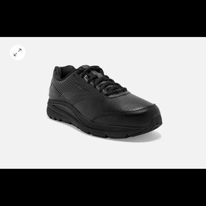 Womens All Leather Black Brooks Shoes Size 10